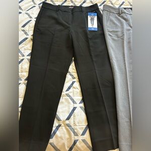 Kirkland Ladies 2 pair pants 27” Inseam size 10 Grey and Black